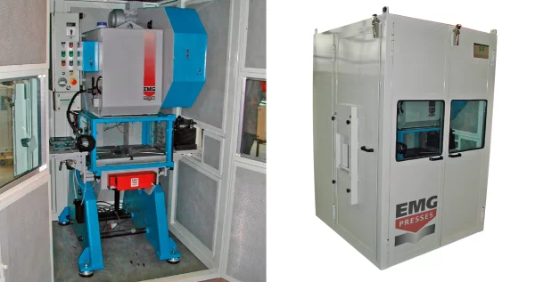 Cabine insonorizzate per presse industriali